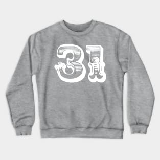 Number 31 | by PlayWork Crewneck Sweatshirt